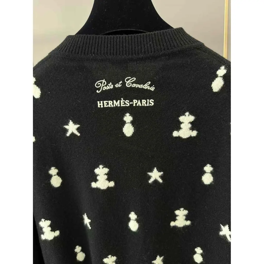 Hermes Black Cashmere Knitwear Black Cashmere Very good - Inside View