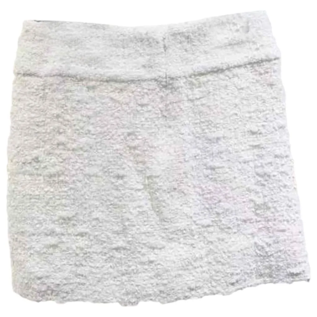 Chanel Tweed Skirt MultiColor Tweed Very good - Model View