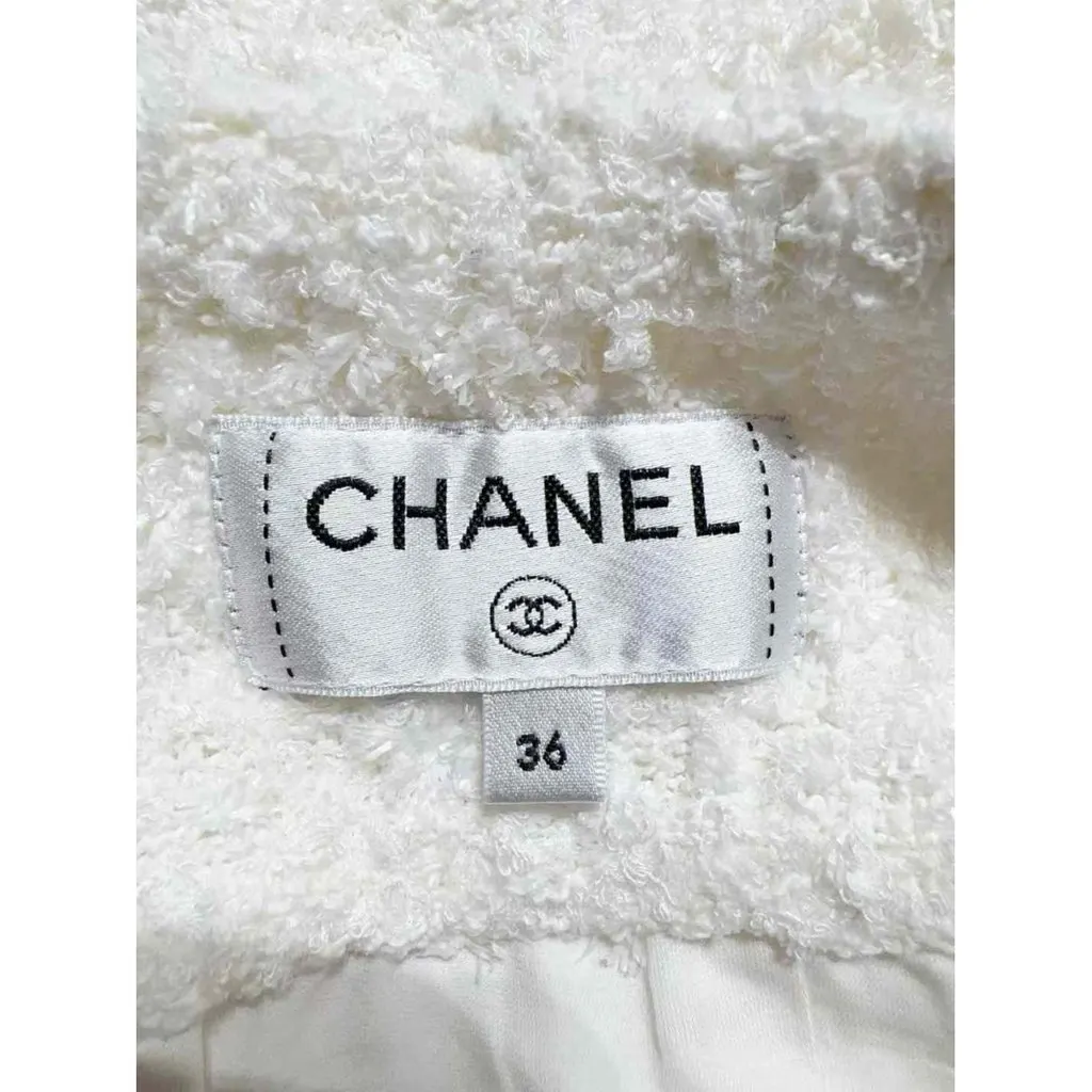 Chanel Tweed Skirt MultiColor Tweed Very good - Box View