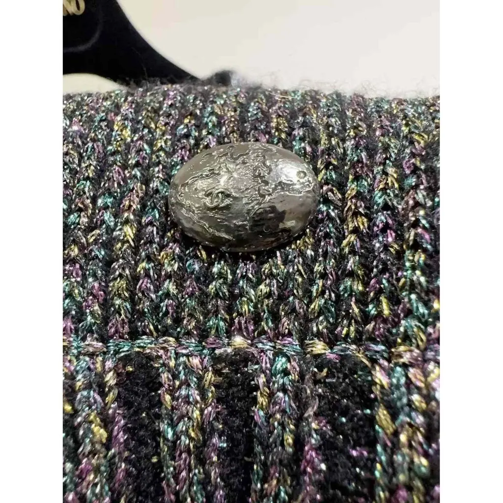 Chanel Grey Wool Knitwear Grey Wool Very good - Inside View