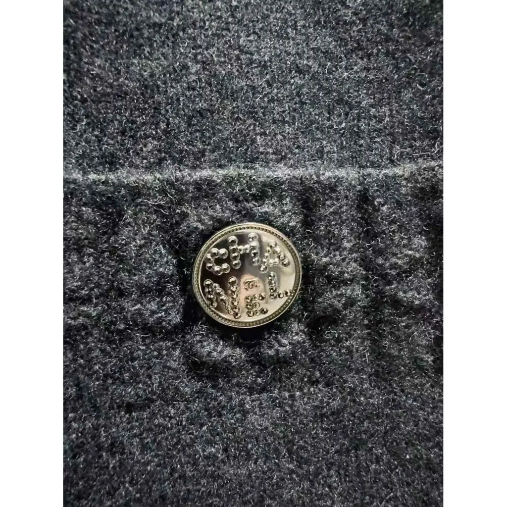 Chanel Black Cashmere Dress Black Cashmere Very good - Model View