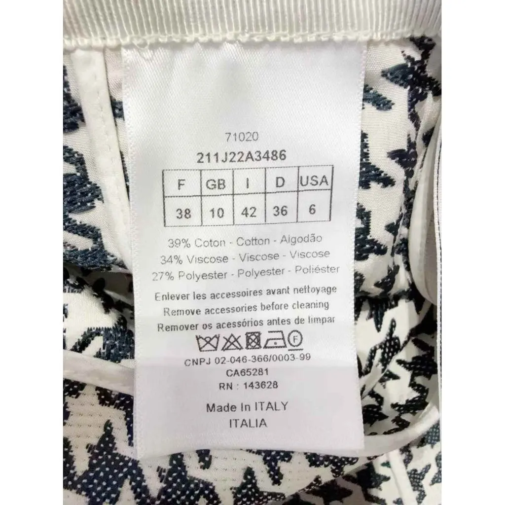 Dior Cotton Skirt MultiColor Cotton Never worn, with tag - Box View