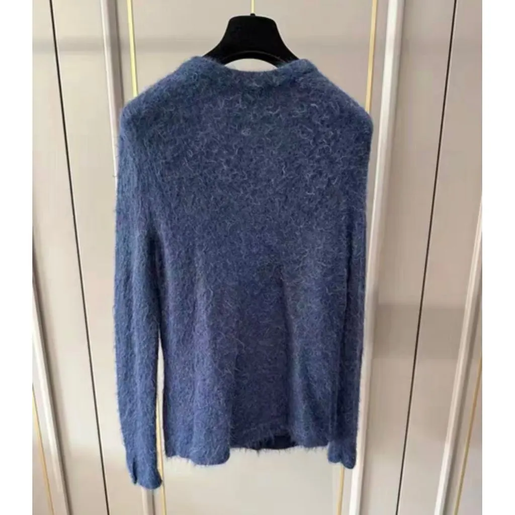 Chanel Navy Wool Knitwear Navy Wool Very good - Back View