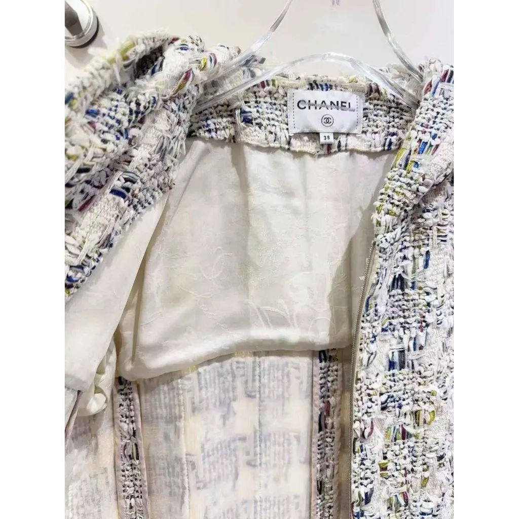Chanel Cotton Dress MultiColor Cotton Very good - Model View