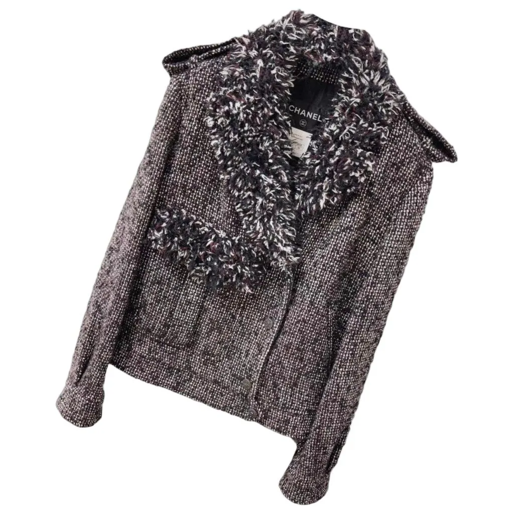 Chanel La Petite Veste Noire Wool Jacket MultiColor Wool Very good - Front View