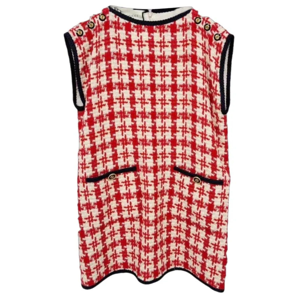 Gucci Wool Dress MultiColor Wool Very good - Front View