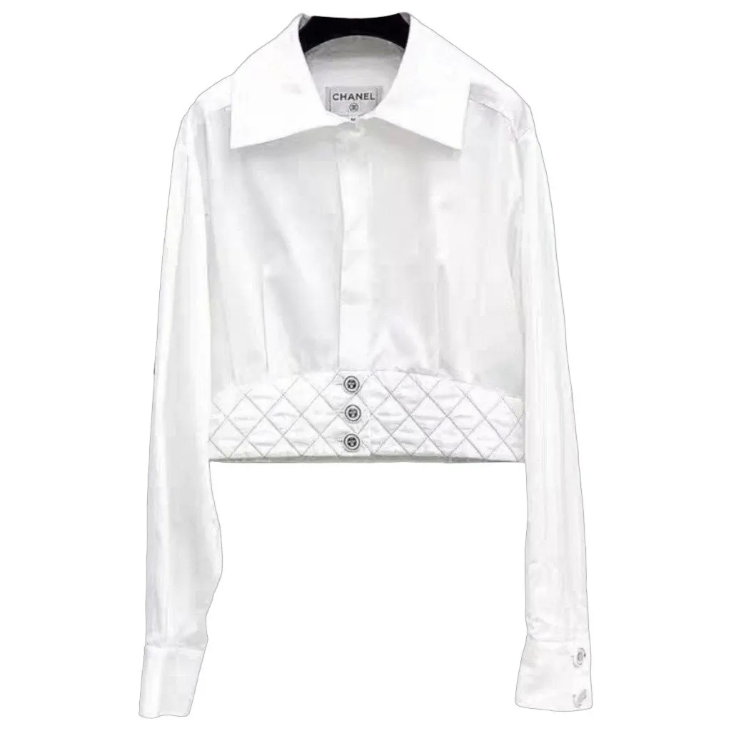 Chanel Cotton Top MultiColor Cotton Very good - Front View
