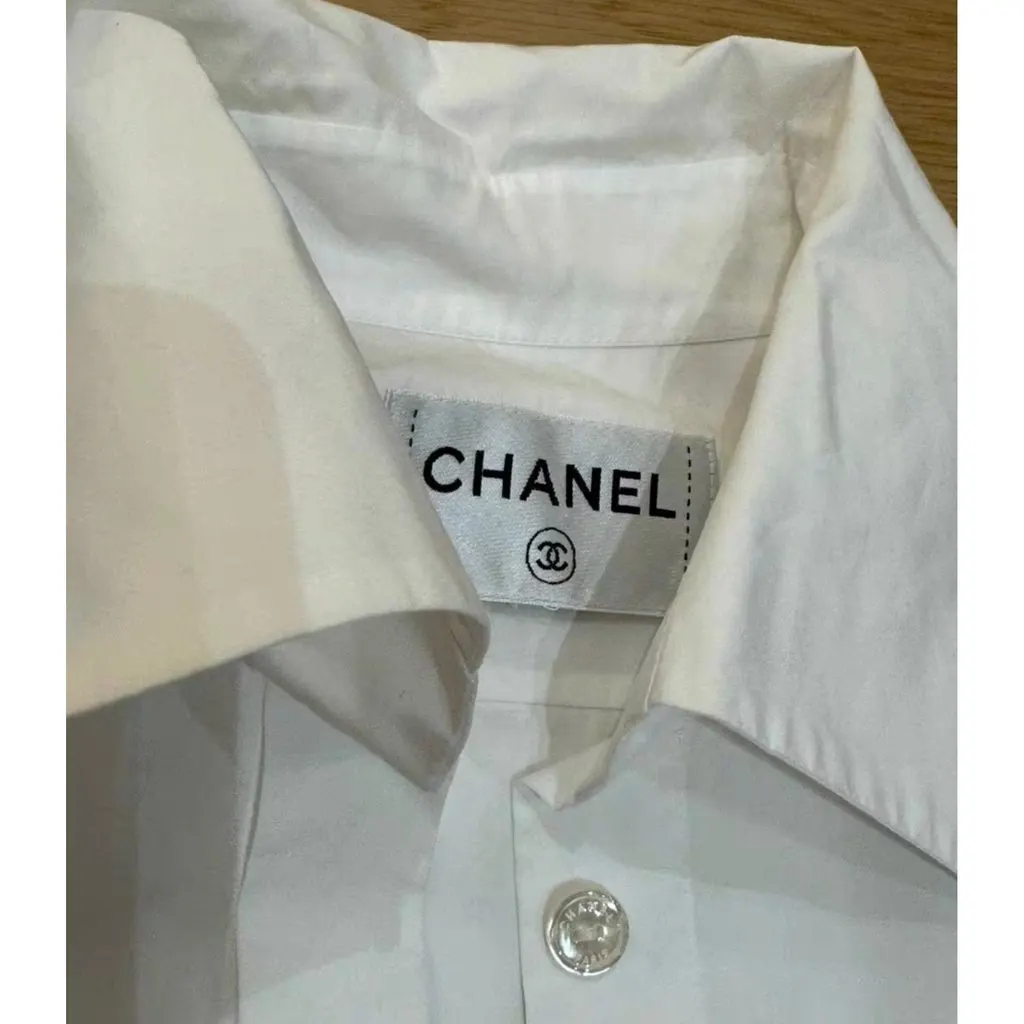 Chanel Cotton Top MultiColor Cotton Very good - Back View