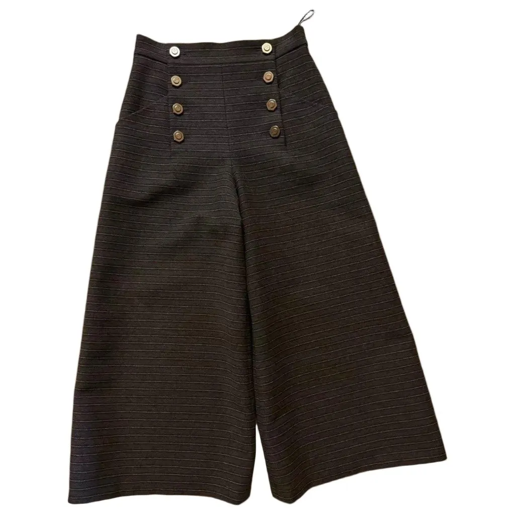 Chanel Cashmere Trousers MultiColor Cashmere Very good - Front View