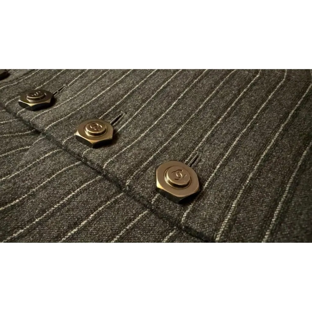 Chanel Cashmere Trousers MultiColor Cashmere Very good - Back View