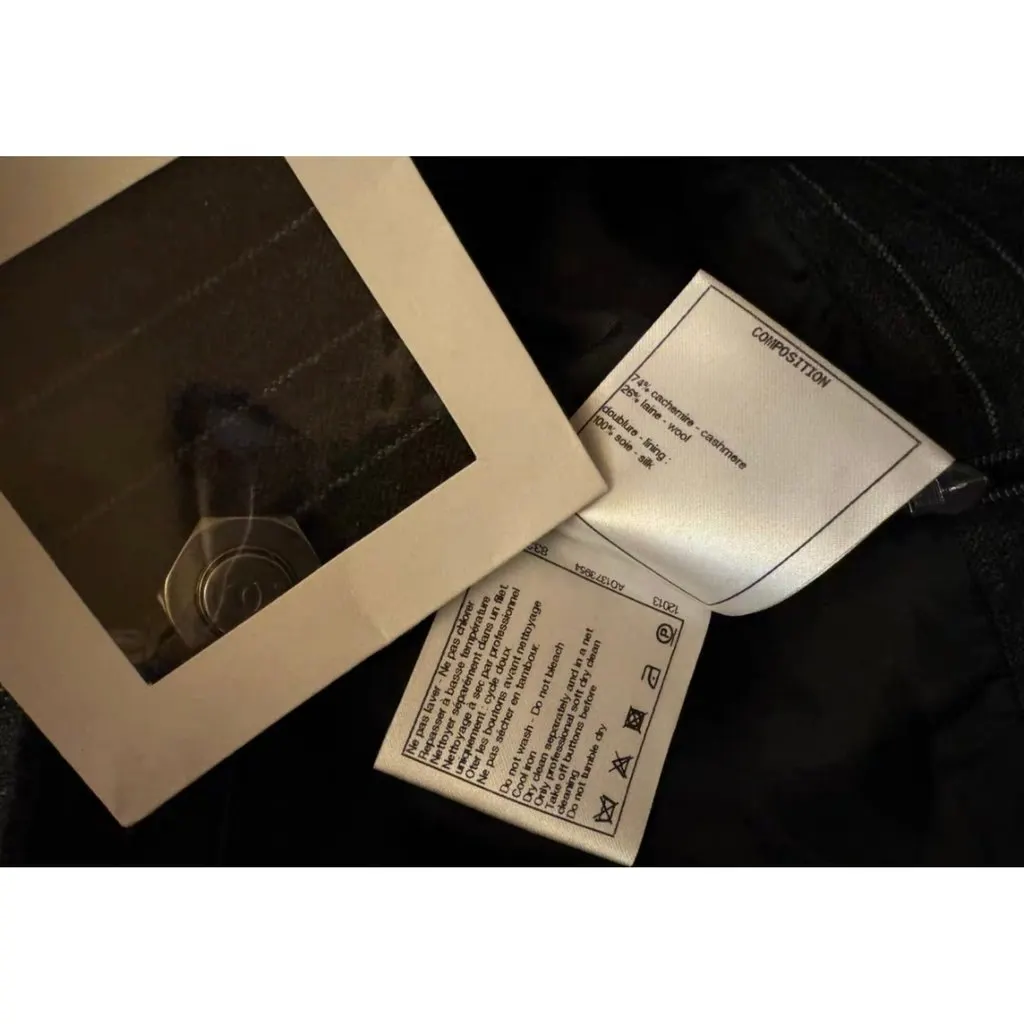 Chanel Cashmere Trousers MultiColor Cashmere Very good - Inside View