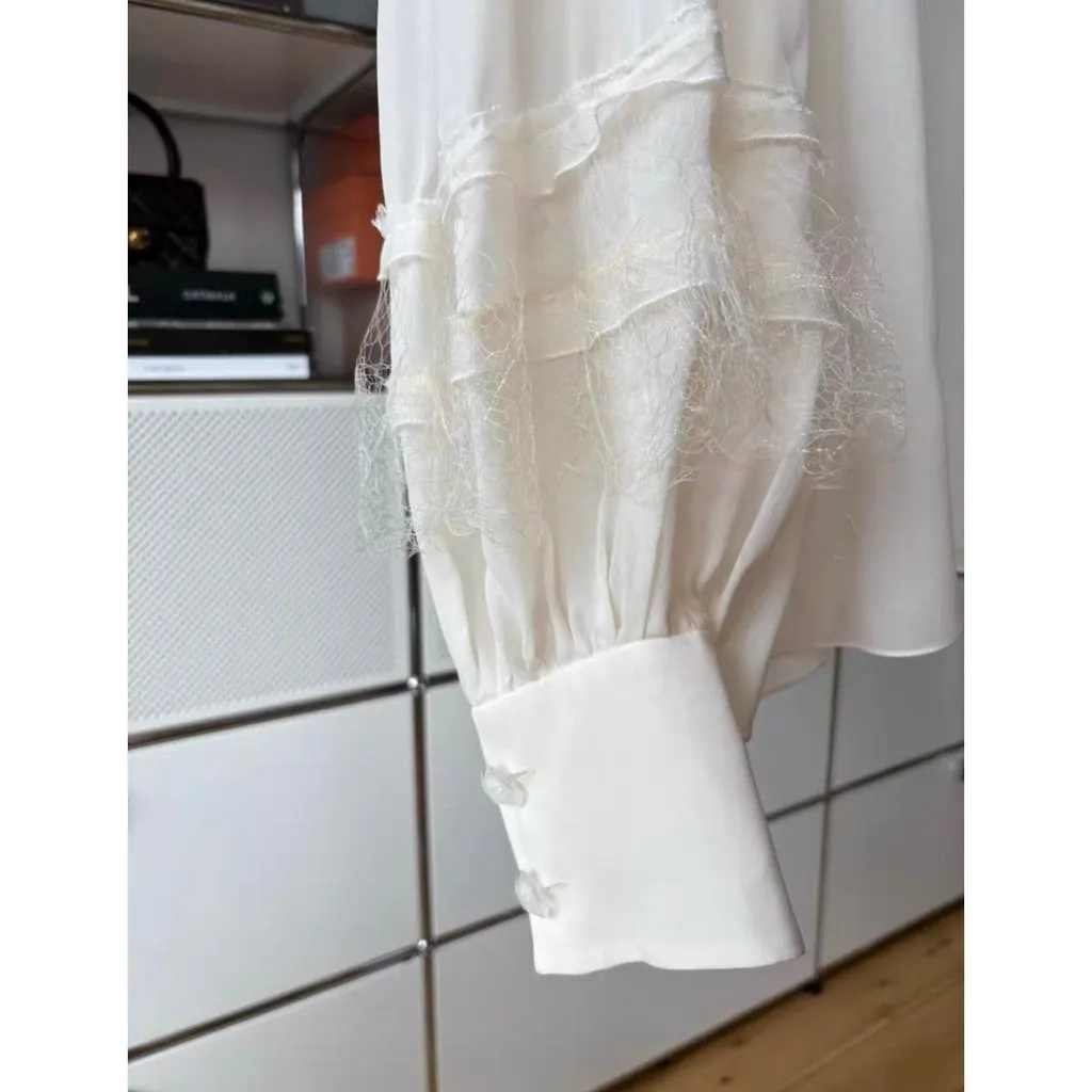 Chanel Silk Top MultiColor Silk Very good - Inside View
