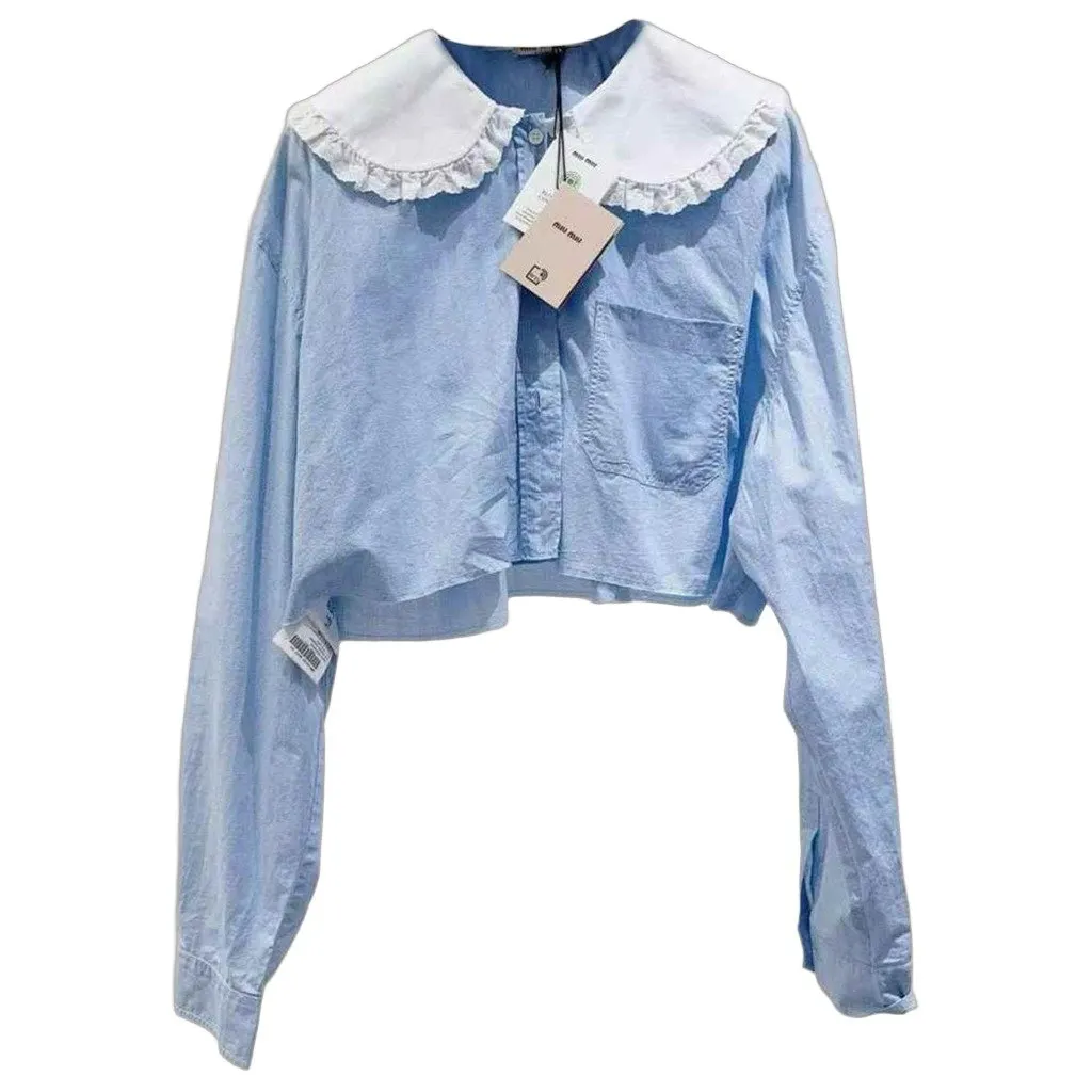 Miu Miu Cotton Top MultiColor Cotton Never worn, with tag - Front View