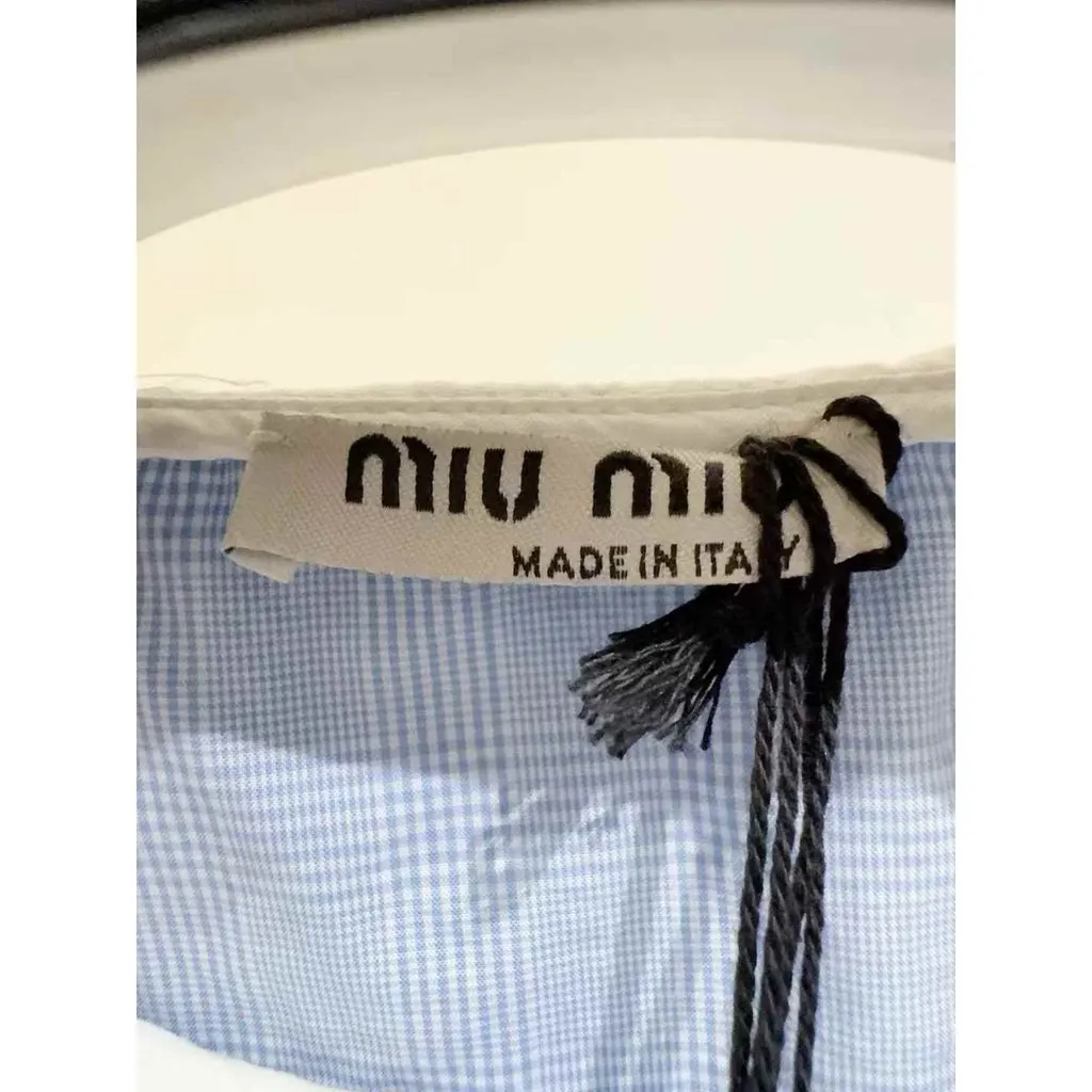 Miu Miu Cotton Top MultiColor Cotton Never worn, with tag - Inside View