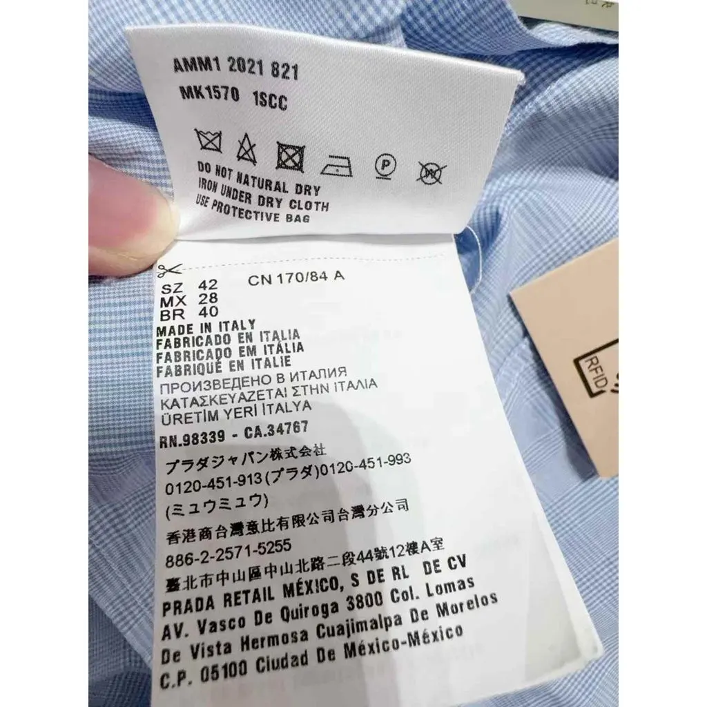 Miu Miu Cotton Top MultiColor Cotton Never worn, with tag - Box View