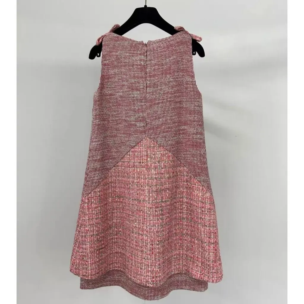 Chanel Cotton Dress MultiColor Cotton Very good - Back View