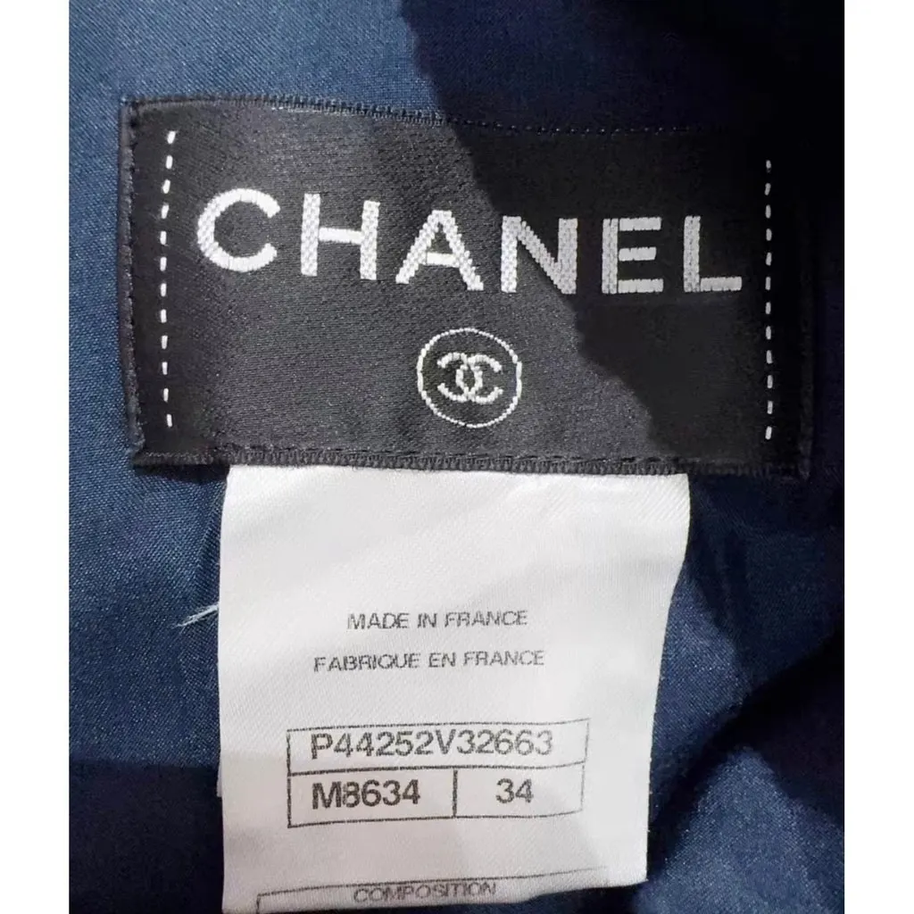 Chanel Wool Dress MultiColor Wool Very good - Model View