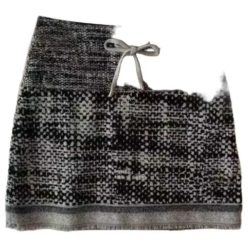 Chanel Cotton Skirt MultiColor Cotton Very good - Front View