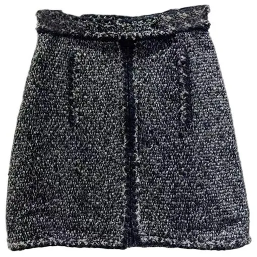 Chanel Wool Skirt MultiColor Wool Very good - Front View