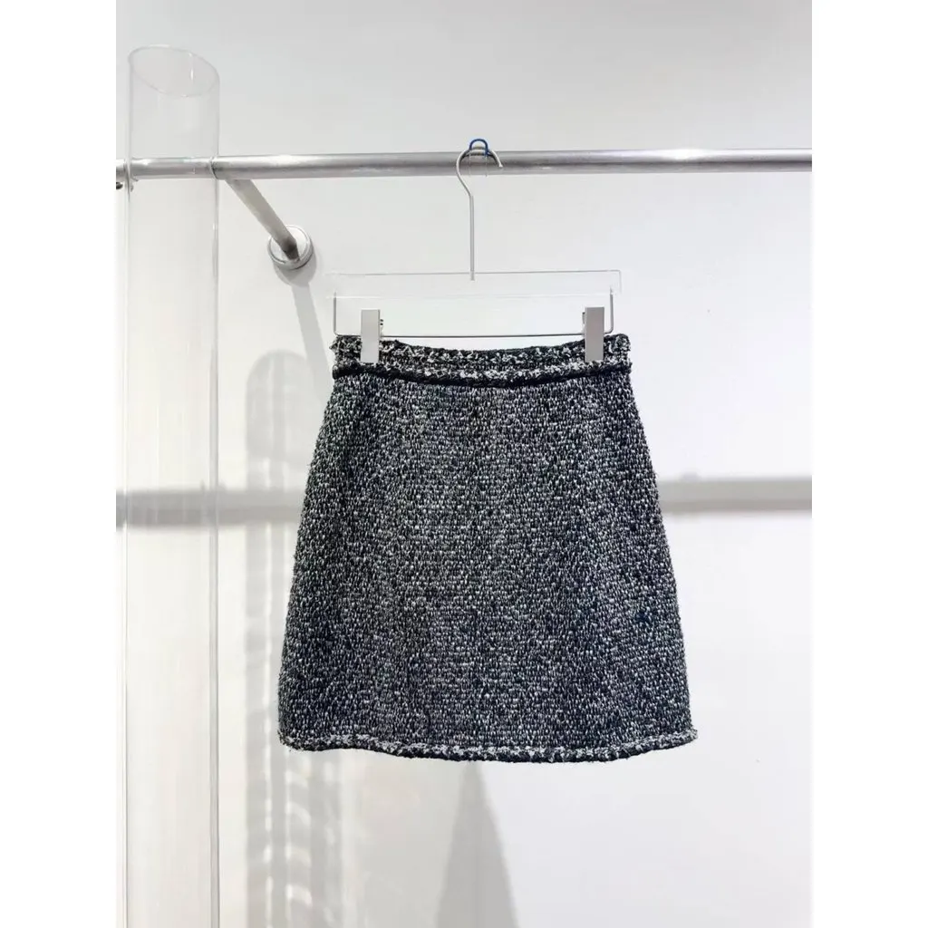 Chanel Wool Skirt MultiColor Wool Very good - Inside View