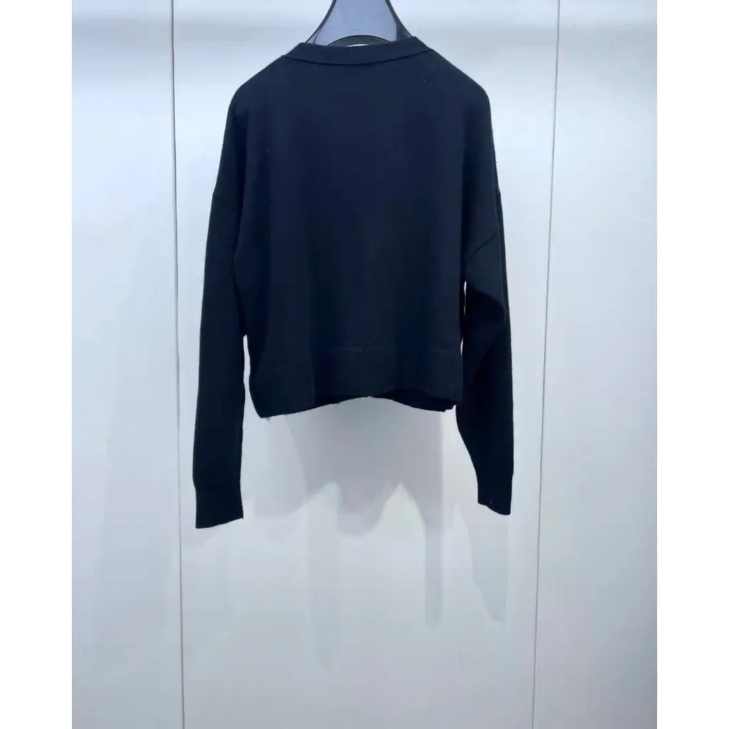 Celine Black Cashmere Knitwear Black Cashmere Very good - Back View