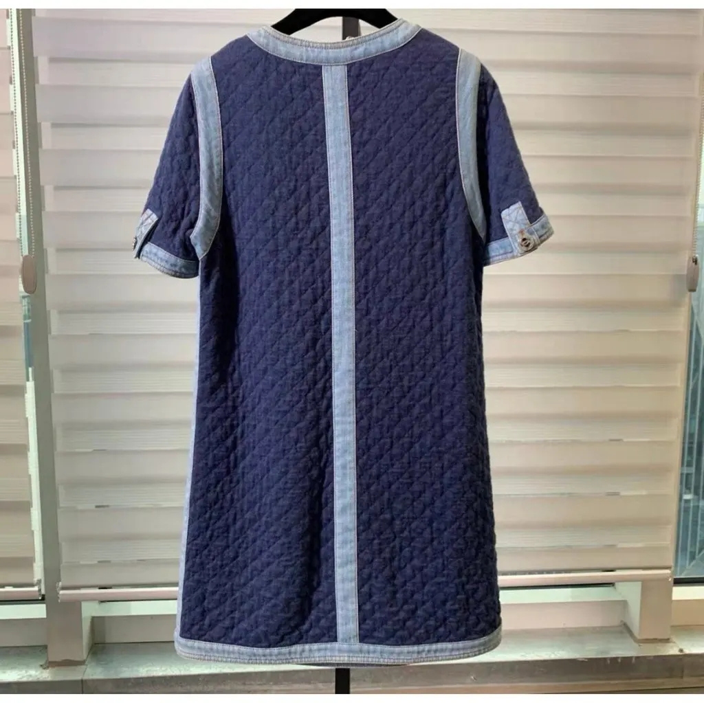 Chanel Cotton Dress MultiColor Cotton Very good - Back View