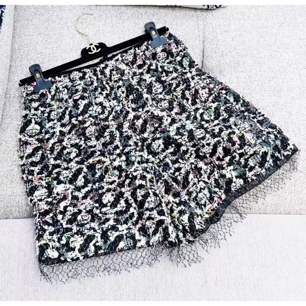 Chanel Cotton Shorts MultiColor Cotton Very good - Back View