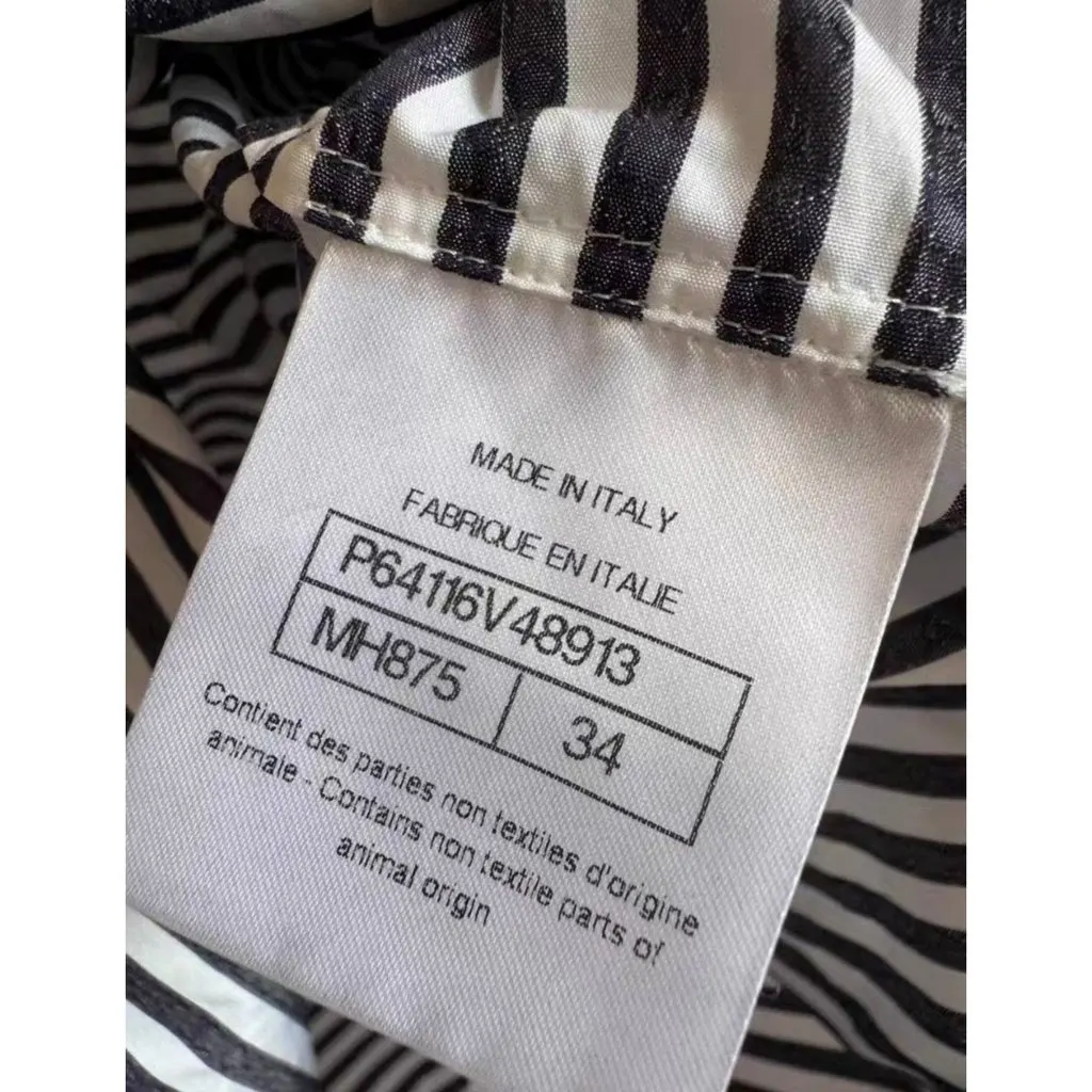 Chanel Cotton Top MultiColor Cotton Very good - Inside View
