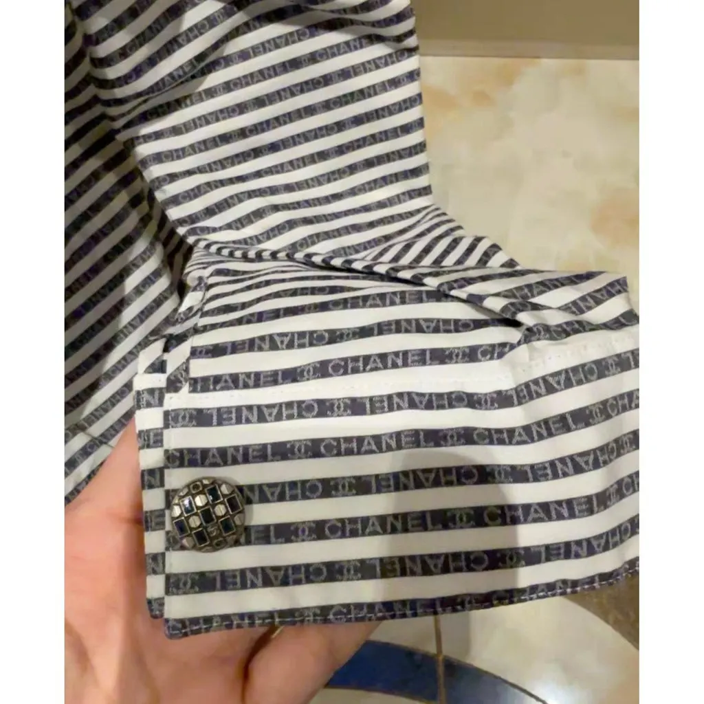Chanel Cotton Top MultiColor Cotton Very good - Model View