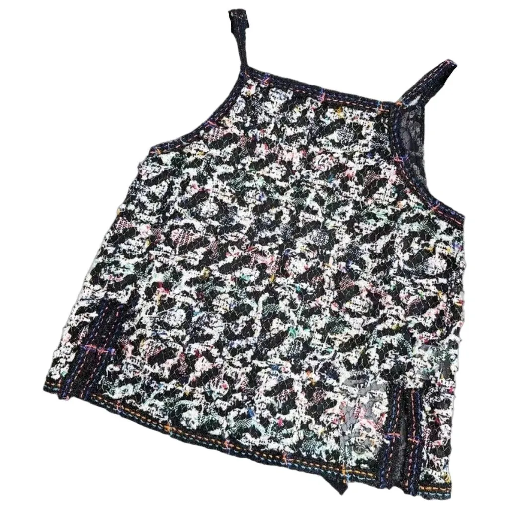 Chanel Cotton Top MultiColor Cotton Very good - Front View