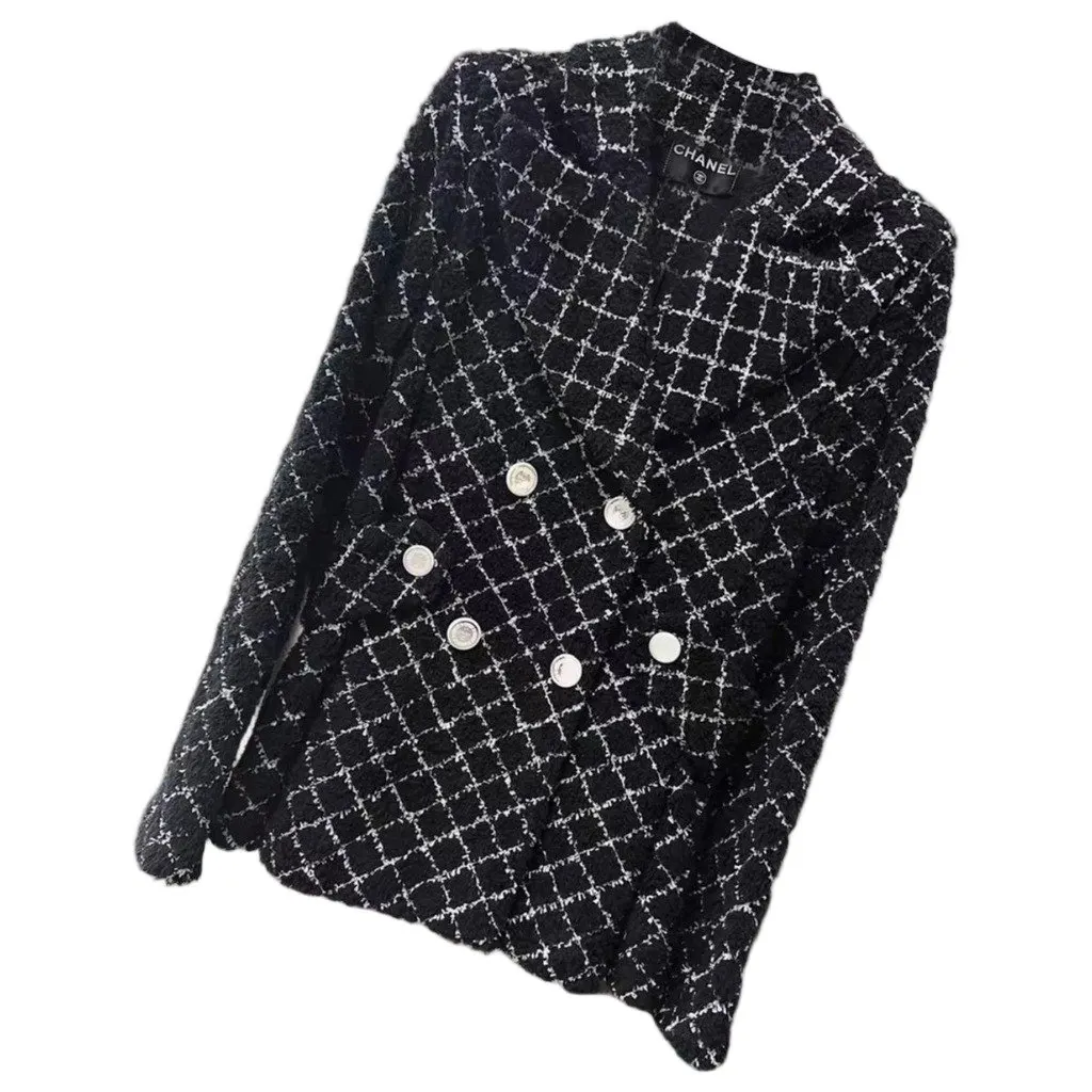 Chanel La Petite Veste Noire Tweed Jacket MultiColor Tweed Very good - Front View