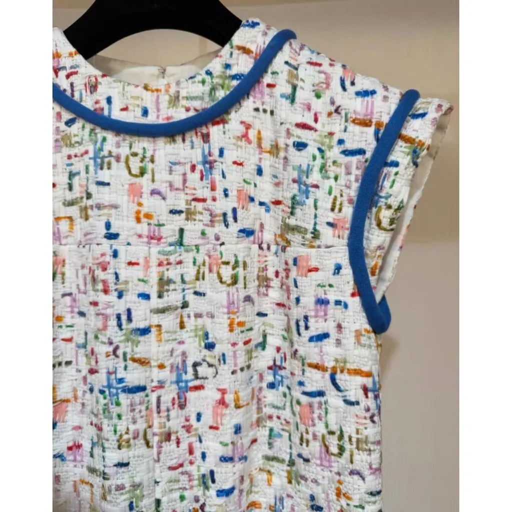 Chanel Cotton Dress MultiColor Cotton Very good - Inside View
