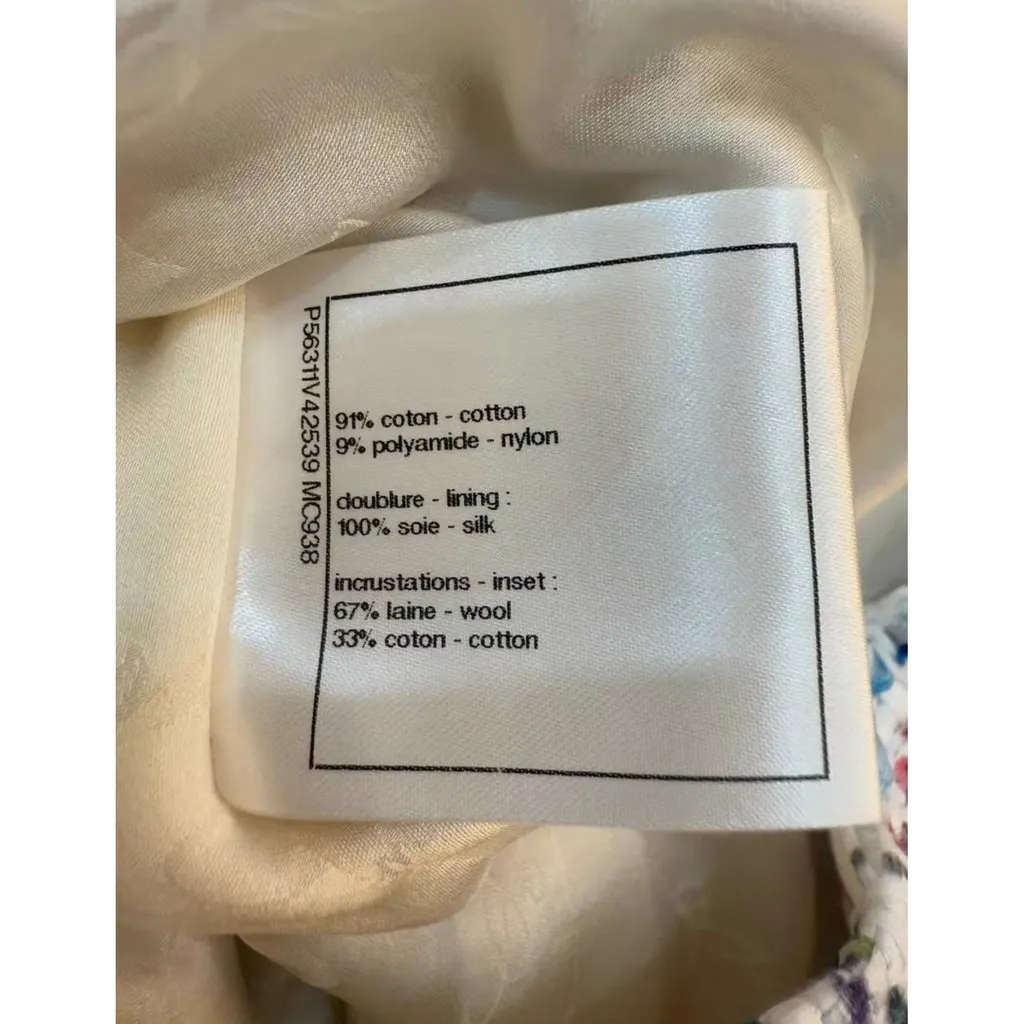 Chanel Cotton Dress MultiColor Cotton Very good - Box View