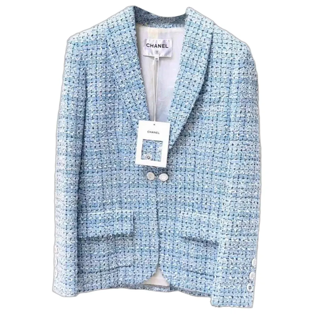Chanel La Petite Veste Noire Linen Jacket MultiColor Linen Never worn, with tag - Front View
