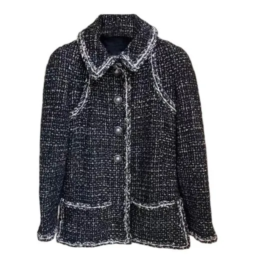 Chanel La Petite Veste Noire Wool Jacket MultiColor Wool Very good - Front View