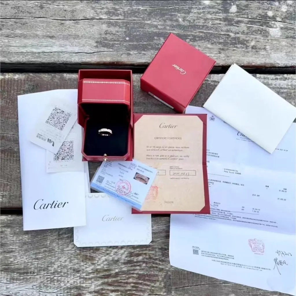 Cartier Maillon Panthere Pink Gold Ring MultiColor Very good - Inside View