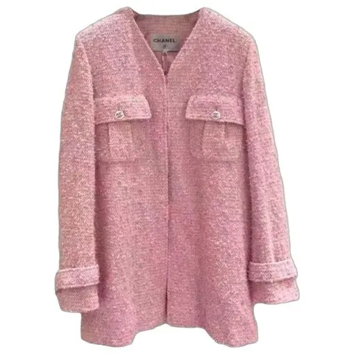 Chanel La Petite Veste Noire Tweed Jacket MultiColor Tweed Very good - Front View