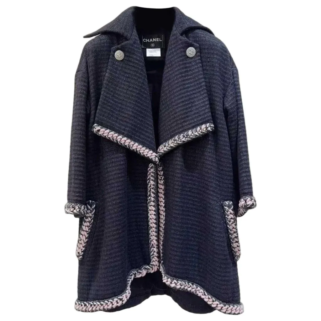 Chanel La Petite Veste Noire Black Polyamide Jacket Black Polyamide Very good - Front View