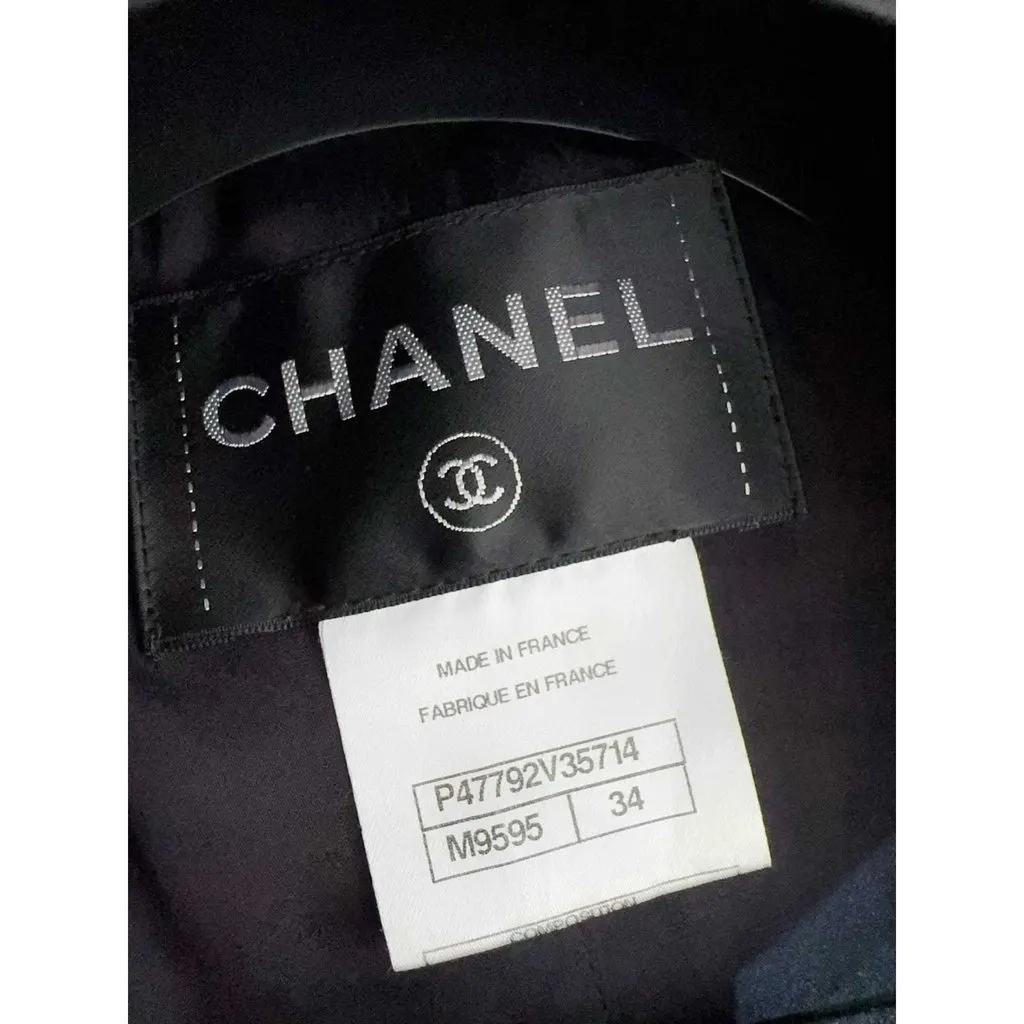 Chanel La Petite Veste Noire Black Polyamide Jacket Black Polyamide Very good - Box View