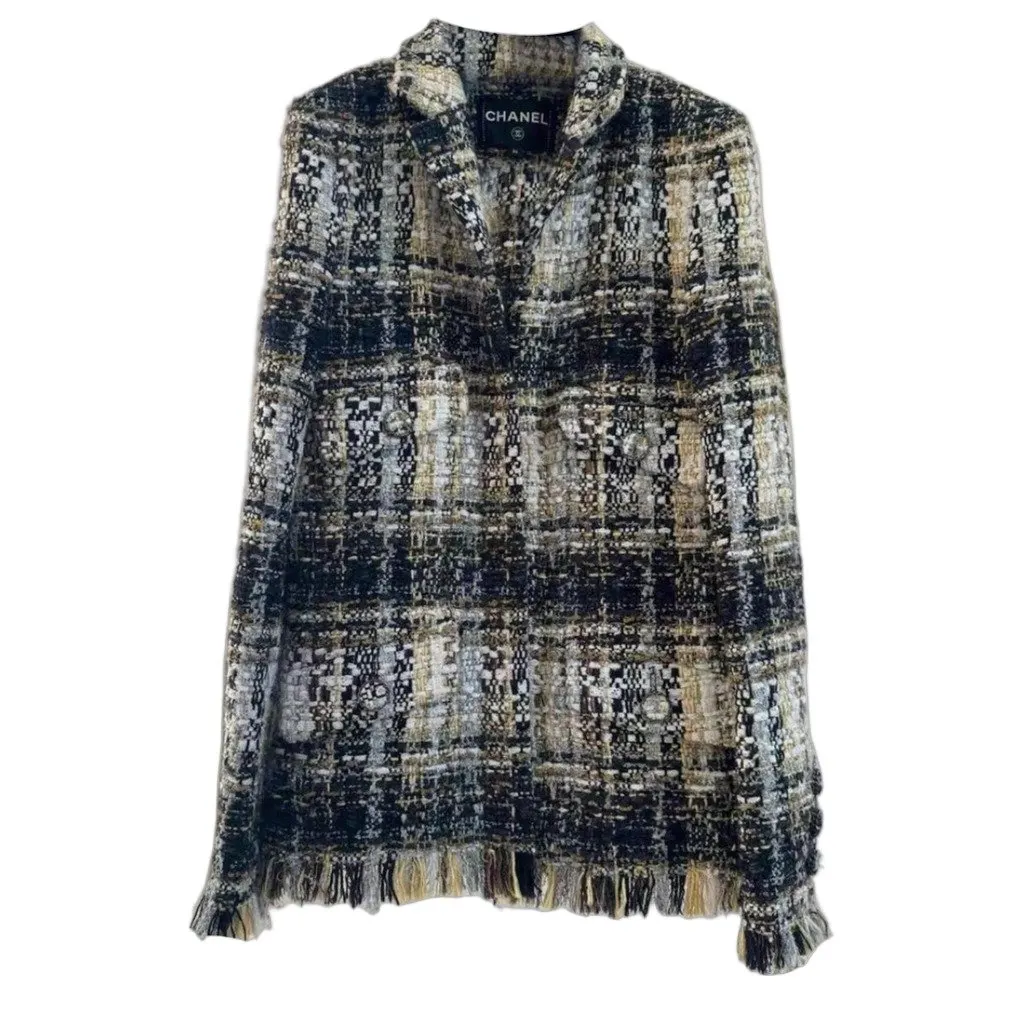Chanel La Petite Veste Noire Wool Jacket MultiColor Wool Very good - Front View