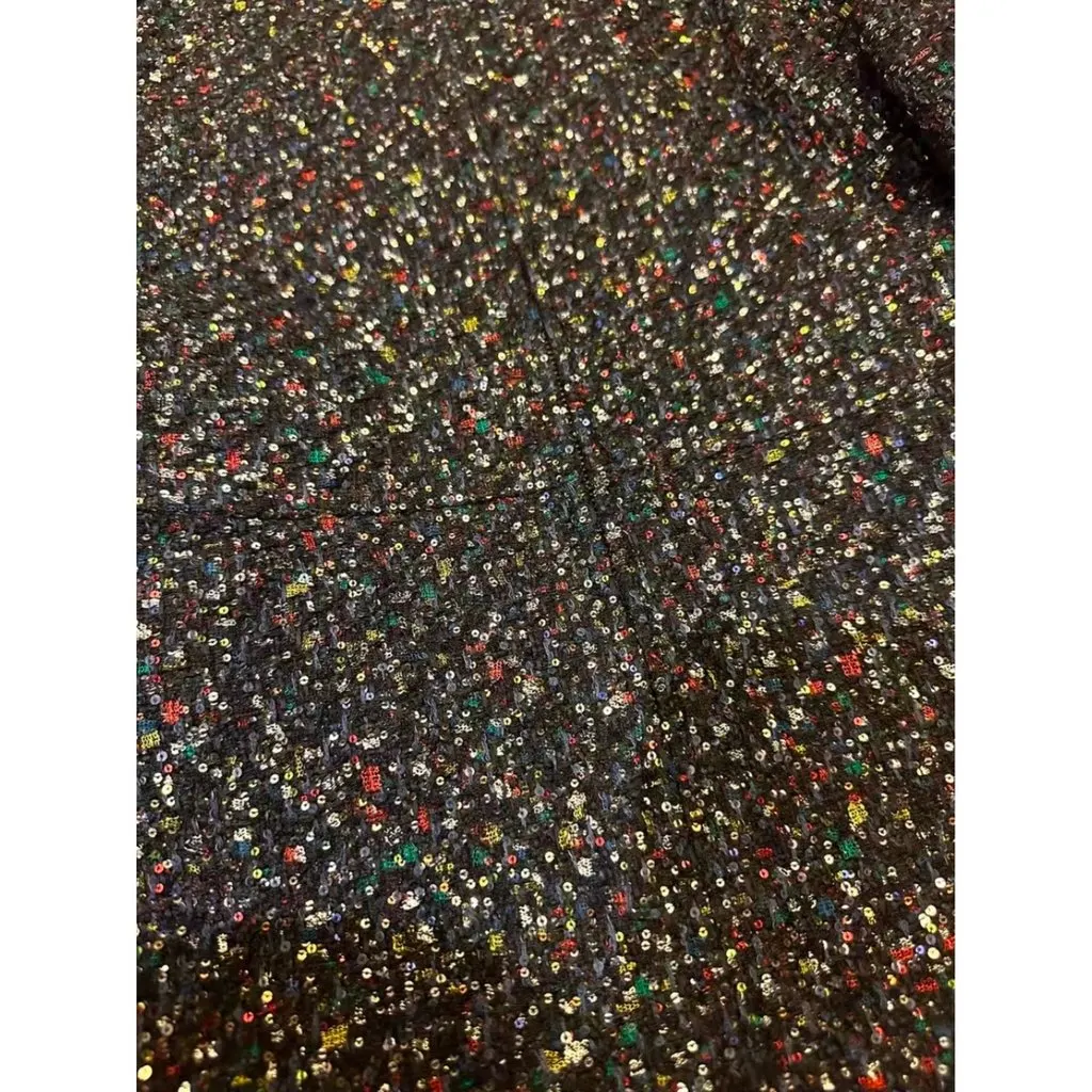 Chanel La Petite Veste Noire Tweed Jacket MultiColor Tweed Very good - Back View