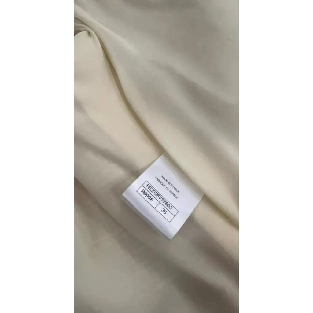 Chanel Wool Coat MultiColor Wool Very good - Model View
