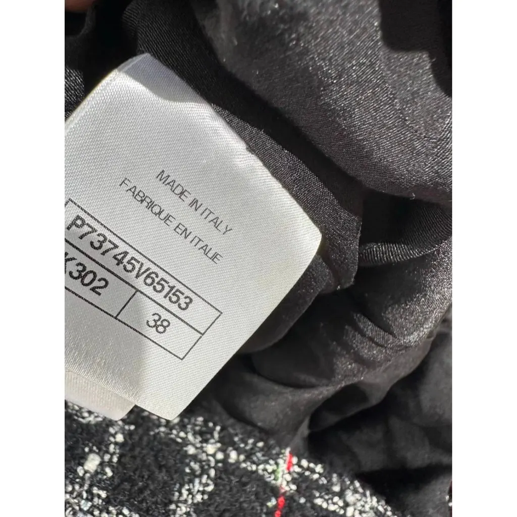Chanel Tweed Dress MultiColor Tweed Never worn, with tag - Inside View