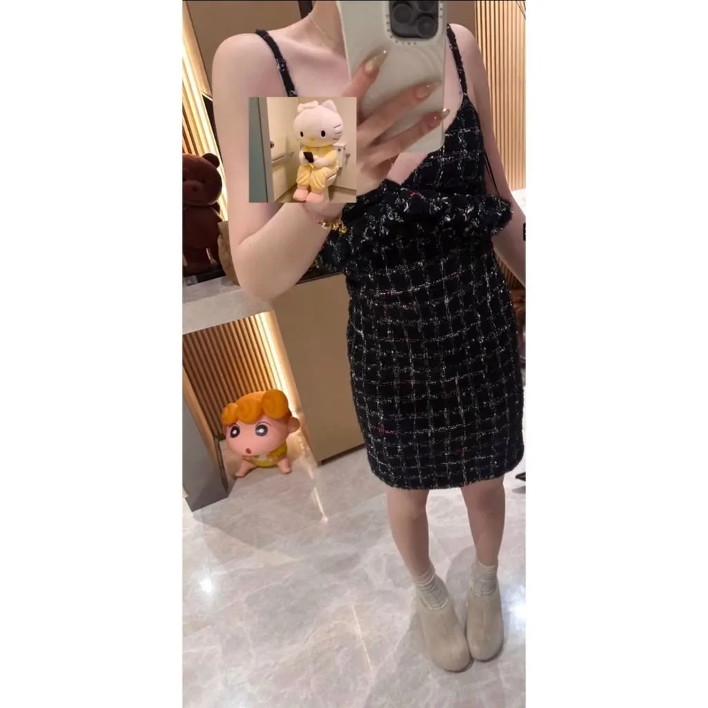 Chanel Tweed Dress MultiColor Tweed Never worn, with tag - Box View