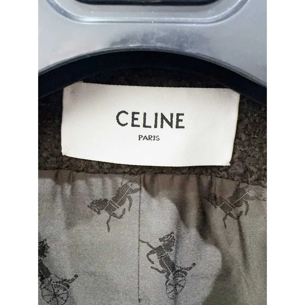 Celine Wool Jacket MultiColor Wool Never worn, with tag - Inside View