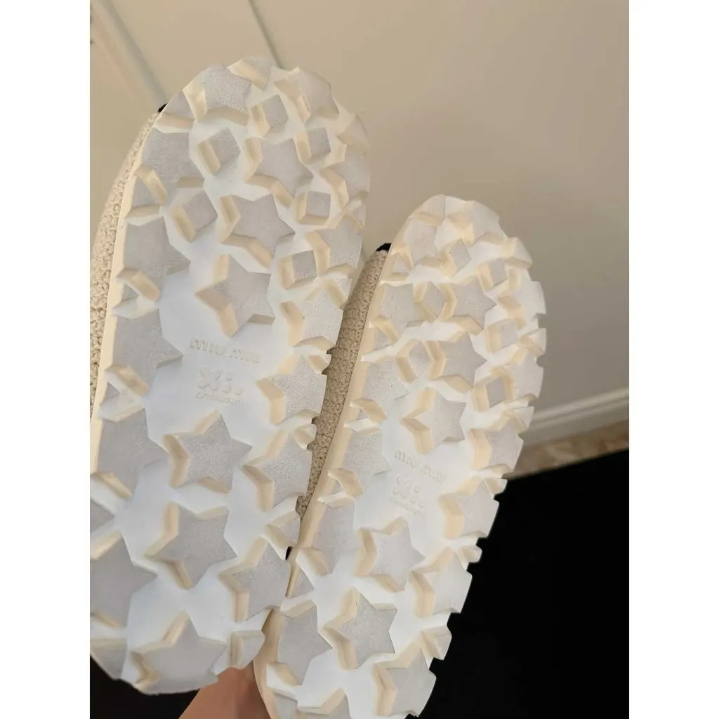 Miu Miu Cloth Sandals MultiColor Very good - Model View