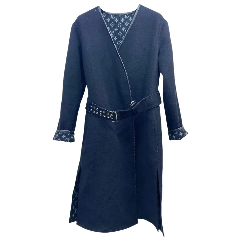 Louis Vuitton Wool Coat MultiColor Wool Never worn - Front View