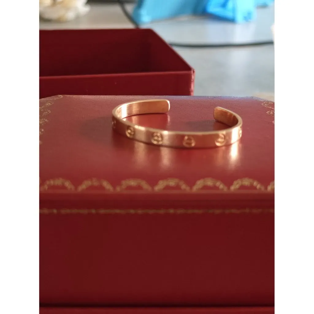 Cartier Love Pink Gold Bracelet MultiColor Very good - Box View