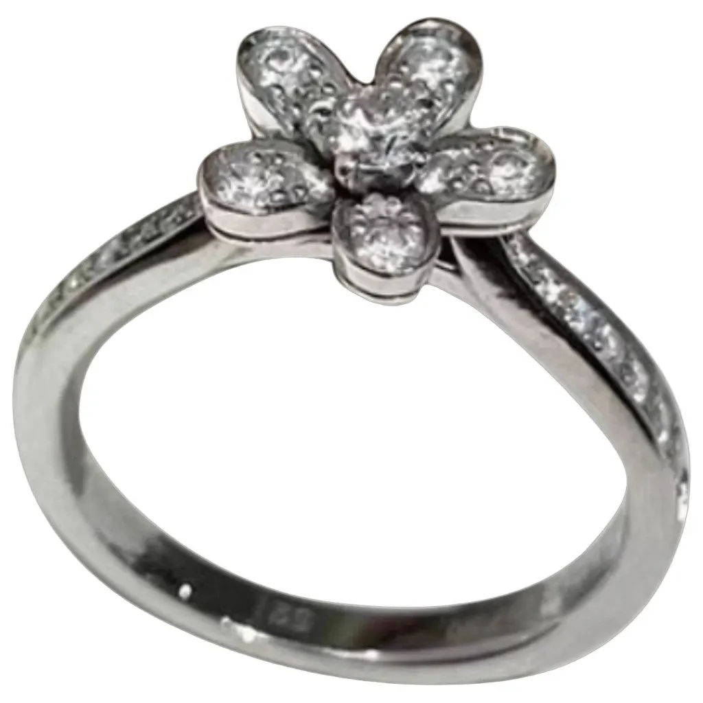 Van Cleef & Arpels Socrate White Gold Ring MultiColor White Gold Very good - Front View