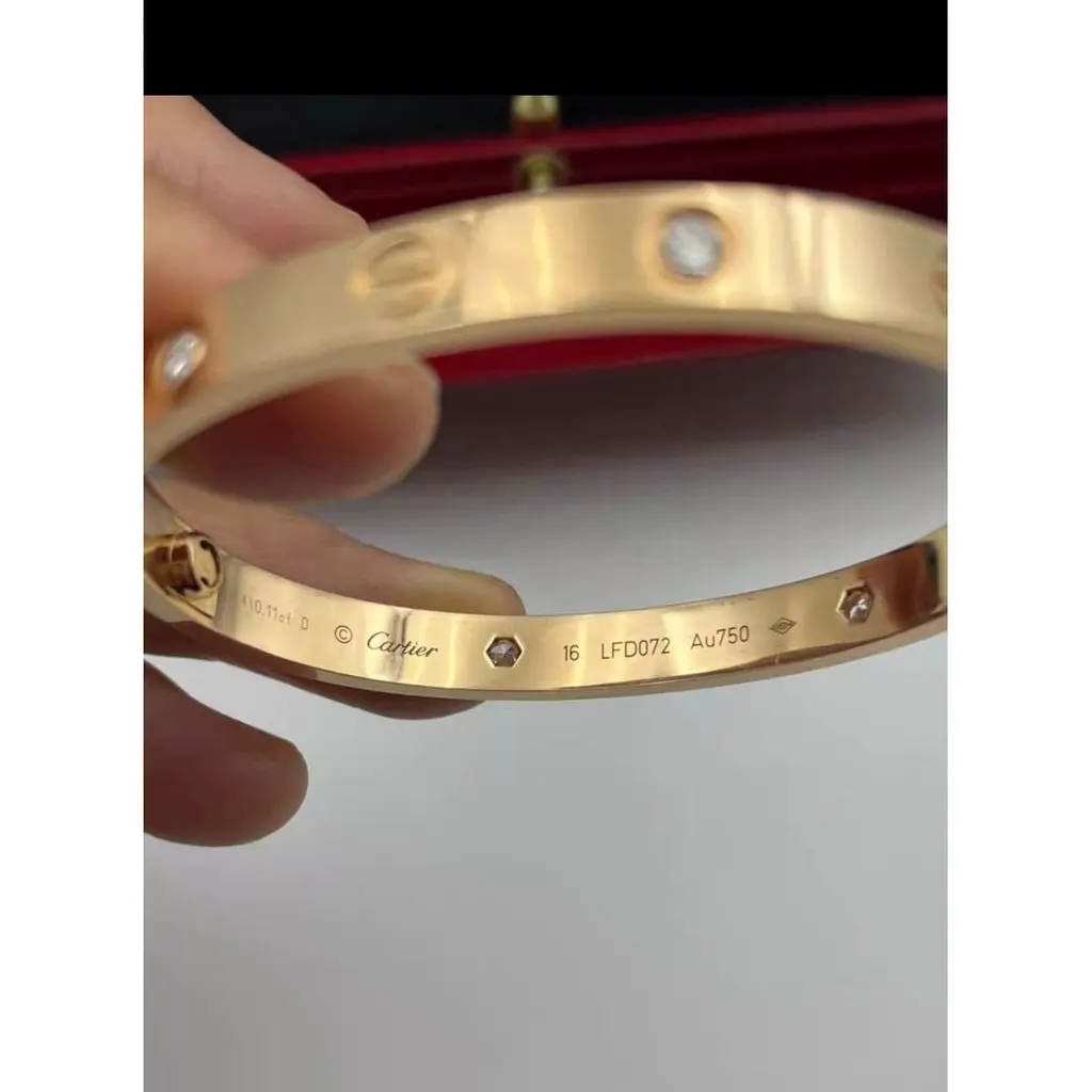Cartier Love Pink Gold Bracelet MultiColor Very good - Inside View